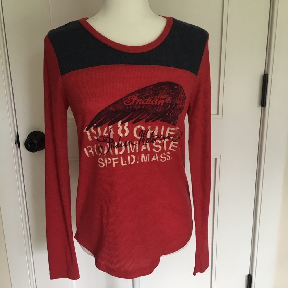 Lucky Brand Indian Motorcycle Graphic Thermal K